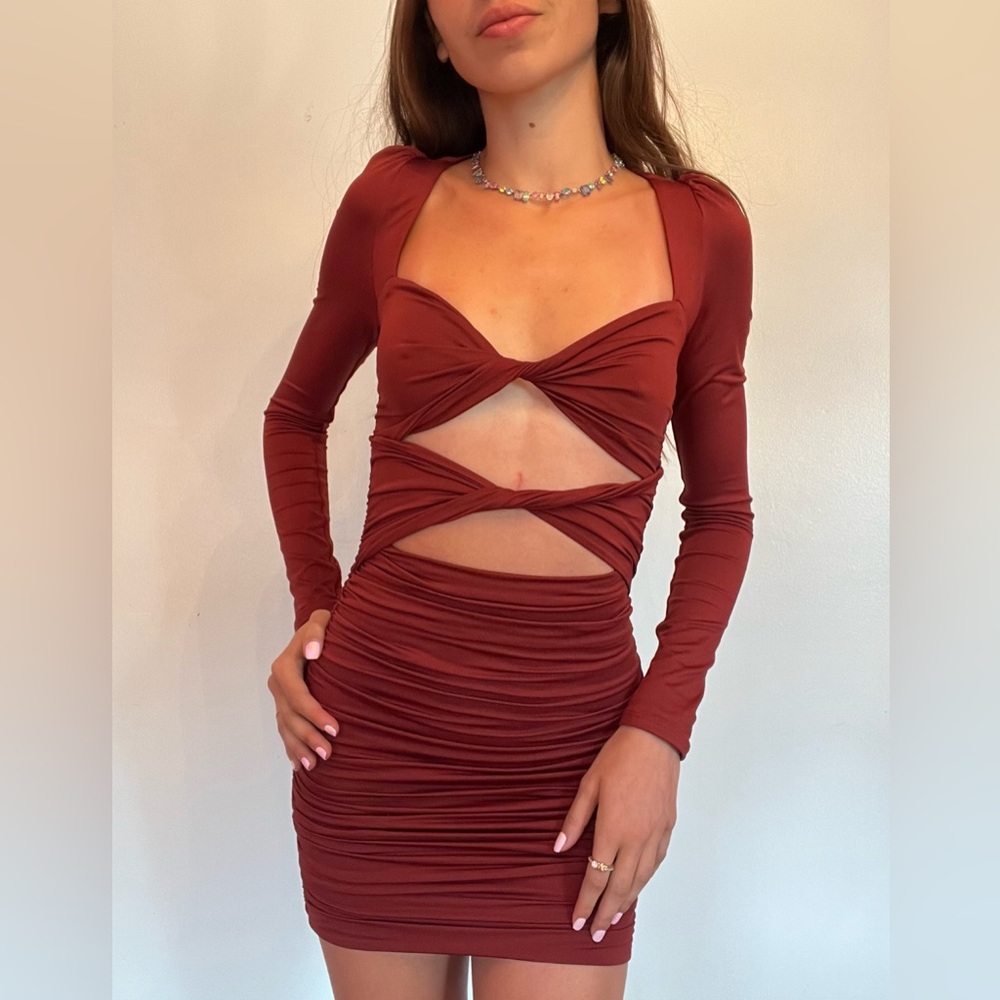 OH POLLY ❤️‍🔥 long sleeve mini dress XXS/XS